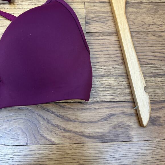 Victoria's Secret T-Shirt Lightly Lined Deep Purple Bra - Picture 2 of 6